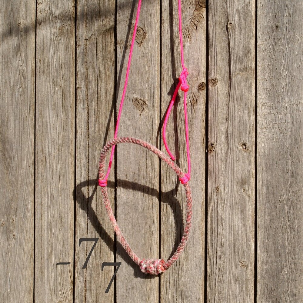 Handmade Round Nose Lariat Rope "Cowboy Cavesson" - Western Horse Training